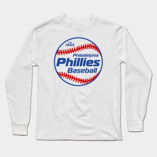 Phillies 80s Retro Ball Long Sleeve T-Shirt